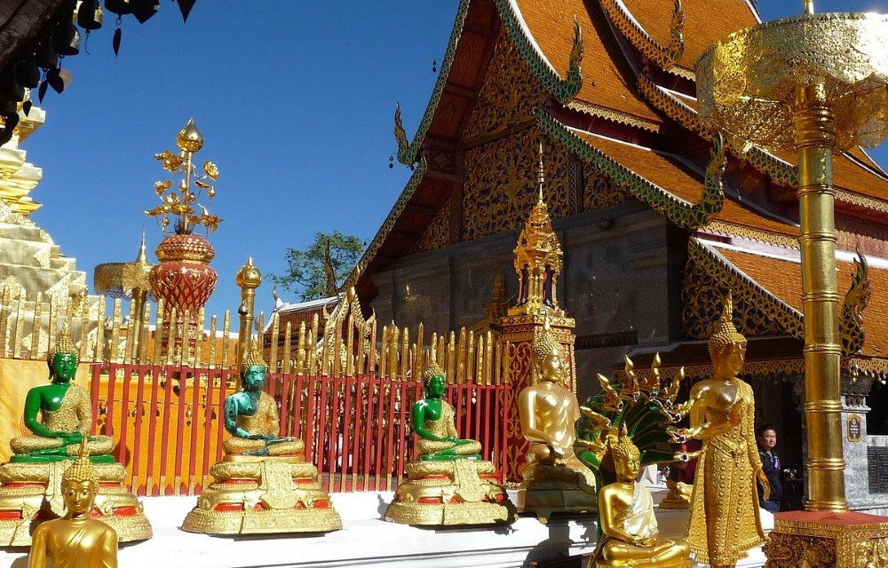 Wat Phra That Doi Kham in Chiang Mai Pictures